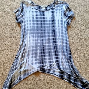 Soft Gray Tie Dye Shirt